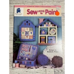 Tole Painting Book Sew Much to Paint Kimberly Walus 1995 Sewing Decor Patterns